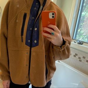 AE Fleece Button Up Jacket